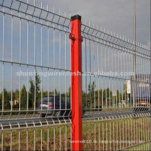 Galvanisierter &amp; PVC-beschichteter Draht-Mesh-Zaun (Fabrik)